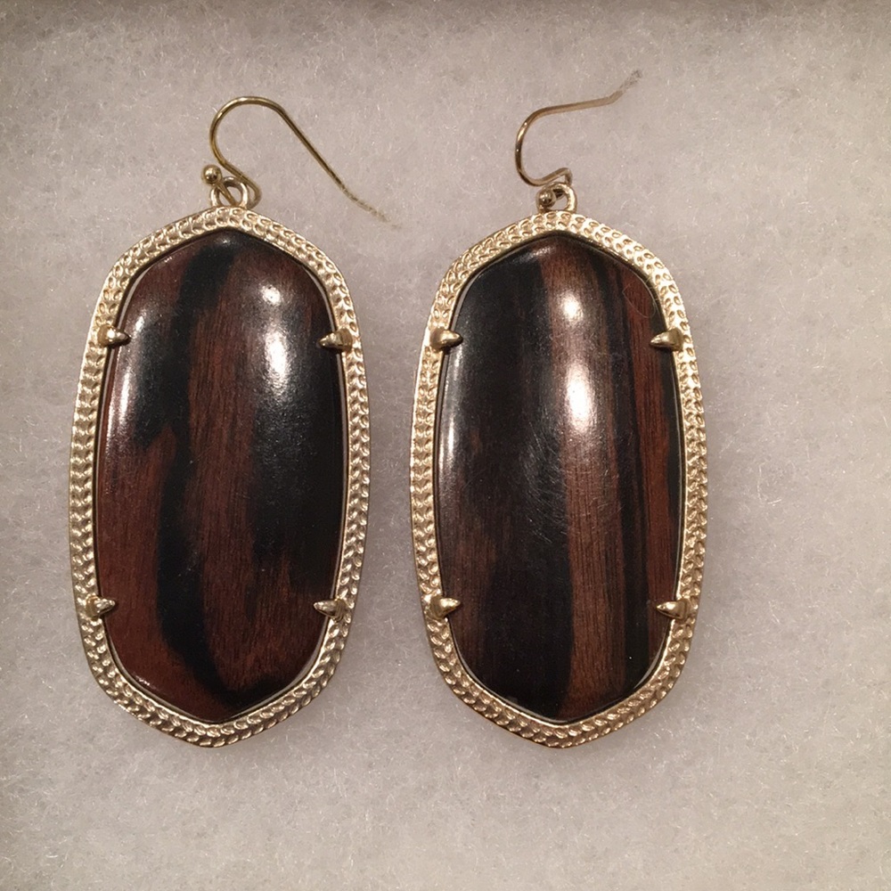 Danielle Tiger’s eye earrings